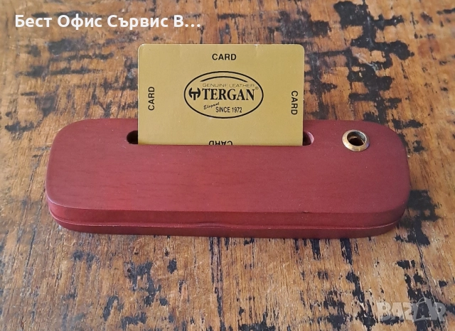 химикалка махагонова в махагонова дървена кутия, снимка 4 - Други - 52167295