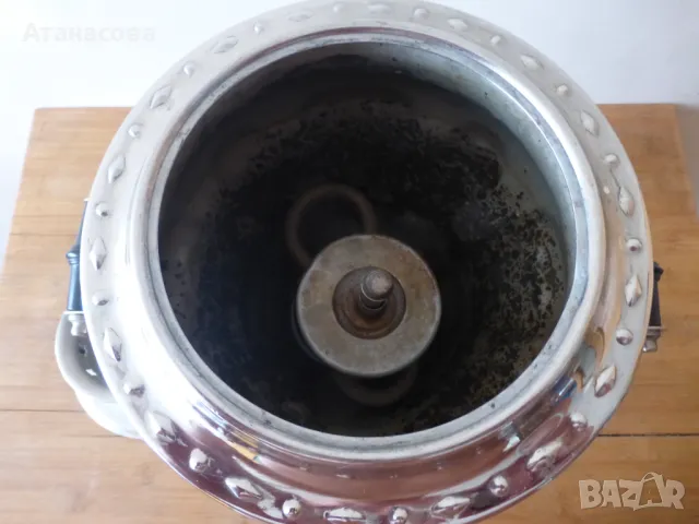 Руски електрически самовар с кабел, снимка 8 - Антикварни и старинни предмети - 48722780