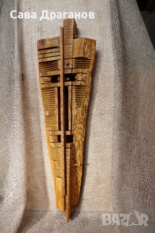 Стенна пластика Маска , снимка 2 - Други - 41079686