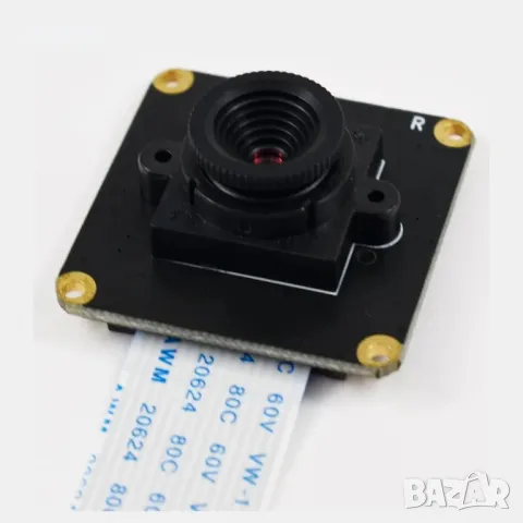 Модул за камера IMX219 с обектив FOV62 M12 за Raspberry Pi, Jetson Nano, снимка 1 - Камери - 48667787