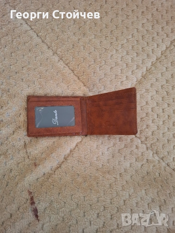 Продавам мъжки портфейл от естествена кожа 