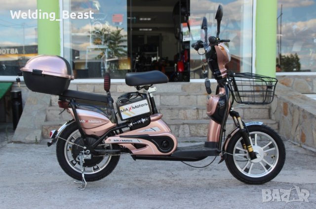 Електрически скутер-велосипед EBZ16 500W - ROSE GOLD, снимка 3 - Мотоциклети и мототехника - 41827667