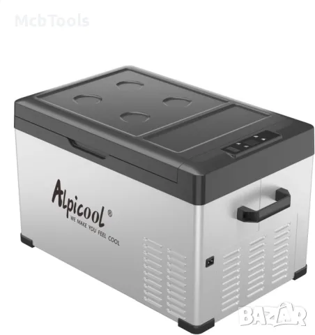 AlpiCool 30L Портативен Компресорен хладилник 30 литра 12V 24V 220V