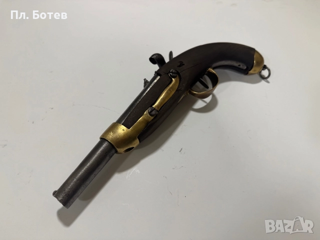 Стар капсулен пистолет, пищов, револвер, снимка 6 - Антикварни и старинни предмети - 51860843