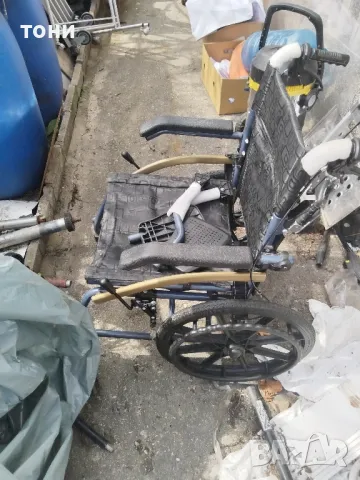 инвалидна количка асистент с малки колела, снимка 6 - Инвалидни колички - 50024460