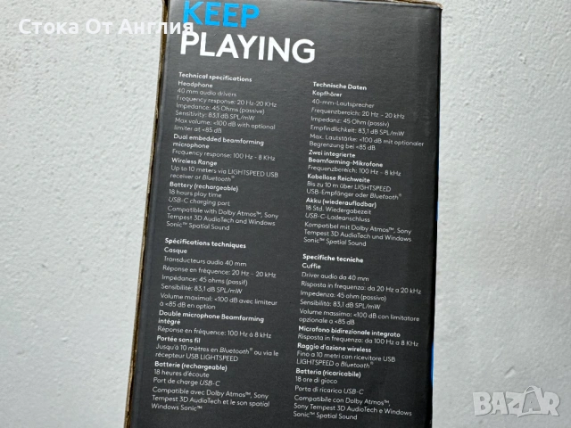 Слушалки Logitech G435 , снимка 9 - Слушалки за компютър - 53824304