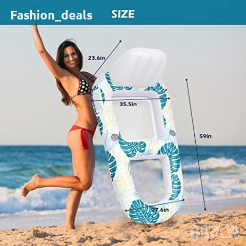 Ново Светещо надуваемо легло за възрастни и деца/Плаж Море Басейн, снимка 5 - Водни спортове - 41762166