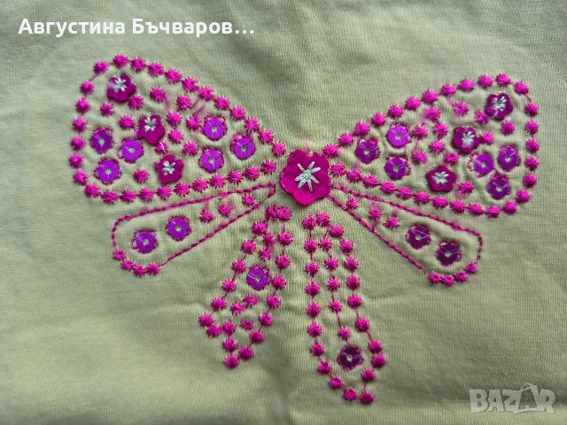 Комплект от летни дънки и 4 бр. тениски с къс ръкав, размер 9-12 м., снимка 8 - Комплекти за бебе - 55754890