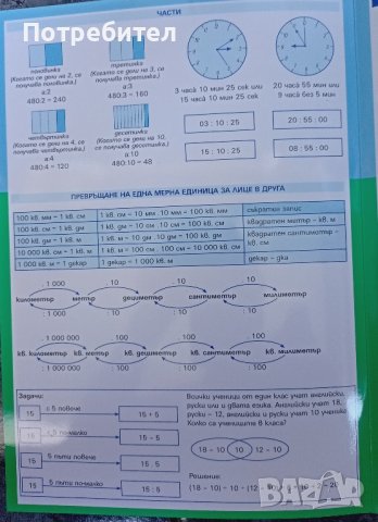 помагало по математика 4клас, атлас 3-4 клас, снимка 8 - Учебници, учебни тетрадки - 41970618