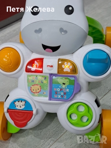 Музикална бебешка проходилка,, Зебра"/ Fisher Price, снимка 3 - Проходилки - 52494442