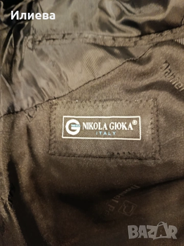 Продавам нов абитуриентски костюм сив цвят графит 48 номер, снимка 4 - Официални обувки - 53814260