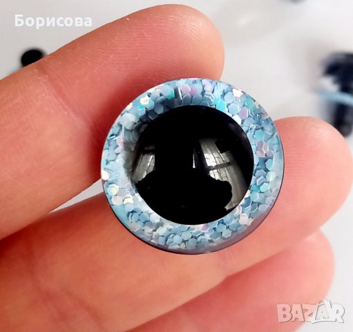 3D очички с блясък на винт за амигуруми, плетени играчки, снимка 3 - Други - 35860742