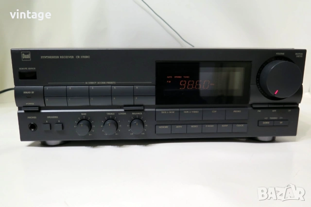 Dual CR 3700RC, снимка 4 - Ресийвъри, усилватели, смесителни пултове - 53311481