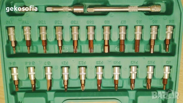 Комплект инструменти 53 части / тип GEDORE, снимка 3 - Други инструменти - 52790484