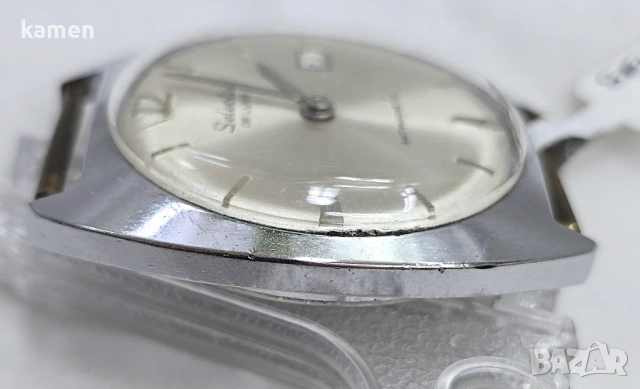 Винтидж механичен часовник Selecta De Luxe - дата - антимагнитен - 70-те години на миналия век, снимка 7 - Антикварни и старинни предмети - 53658866