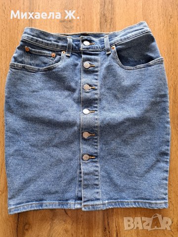 Дънкова пола Levi's S размер, снимка 3 - Поли - 44255232