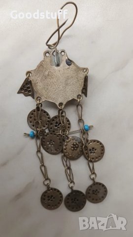 Възрожденски накит,тюркоаз,забодка,трепка,бодка,игла,сачан,носия, снимка 3 - Антикварни и старинни предмети - 50421993