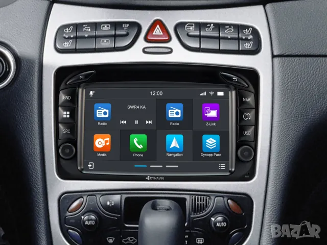 Мултимедия, Двоен дин, за Mercedes C Class, W203, с Android, C220, C320, CLK, W209, Навигация, W210, снимка 5 - Аксесоари и консумативи - 40137124