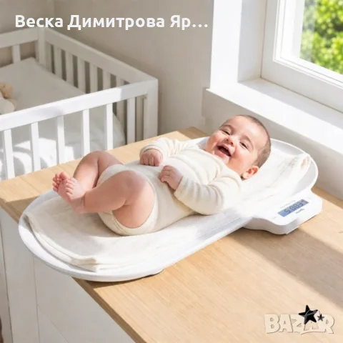 Електронна бебешка везна - За следене на теглото на вашето бебе, снимка 9 - Електронни везни - 55832738