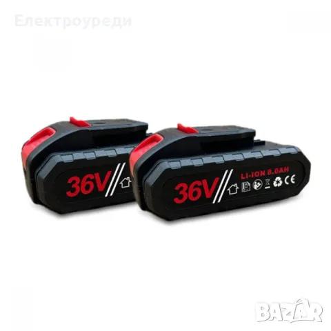 Акумулаторна Лозарска Ножица и мини Трион за клони Безчеткова3 36V 8AH, снимка 5 - Градинска техника - 47602242