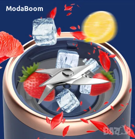 Мини блендер подходящ за различни сокове и смутита, снимка 7 - Блендери - 48504562