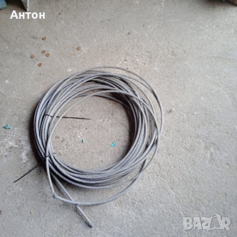 Въже стоманено 8 мм, снимка 2 - Други инструменти - 44623350