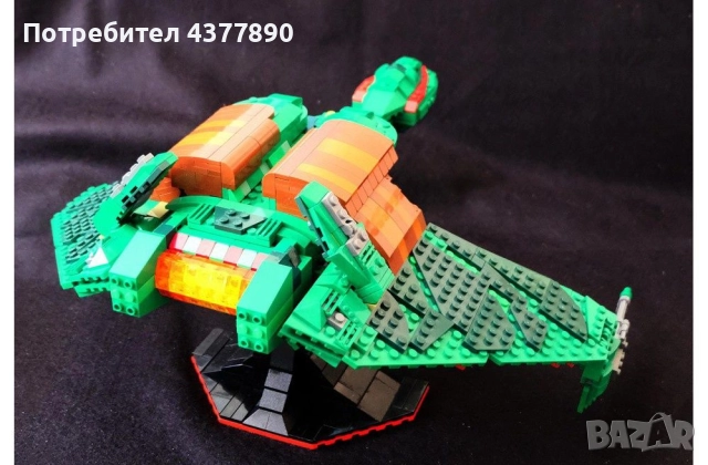 Стар Трек Кораби Klingon Bird of Prey Lego Compatible Building Blocks, снимка 4 - Образователни игри - 51635535