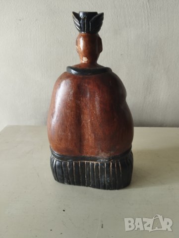 дървена статуетка-фигуративна, снимка 3 - Антикварни и старинни предмети - 41797899