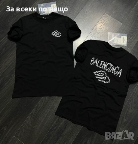 Balenciaga Мъжка Тениска👕Мъжка Блуза С Къс Ръкав Баленсиага - Различни Цветове Код Bal Style1