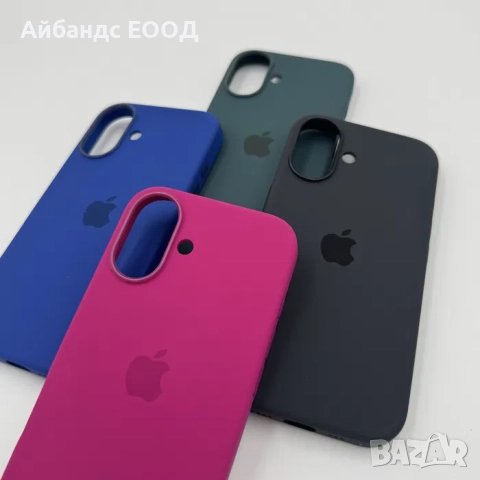  Силиконов калъф Apple за iPhone 16 и 16 PLUS, снимка 5 - Apple iPhone - 51435349