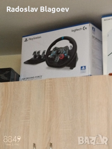 Logitech g29 гейминг кормило става за PlayStation 3 4 и 5, снимка 4 - Други игри и конзоли - 52572817