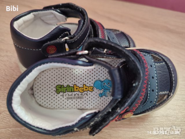 Кожени сандали със ортопедична стелка, снимка 3 - Детски сандали и чехли - 41167190