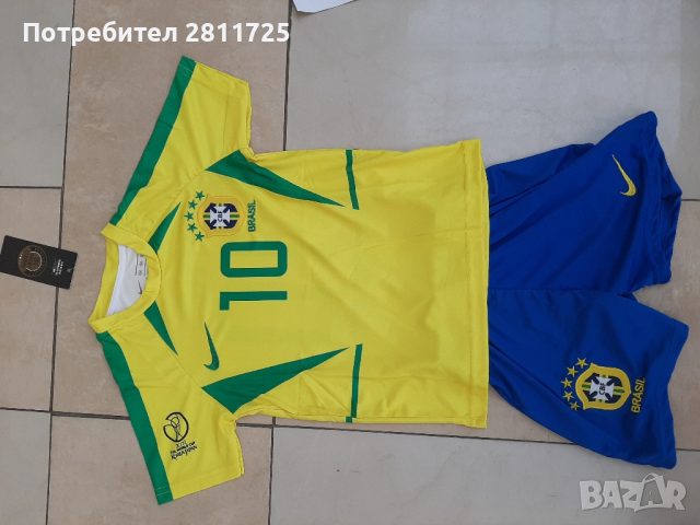 Детски екип Пеле - Бразилия. Ретро легенди , снимка 2 - Футбол - 44775020