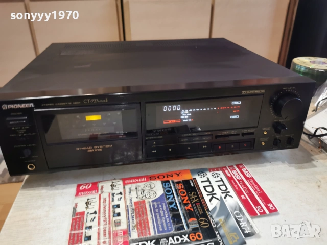 PIONEER CT-737 MARK II 3HEAD DECK MADE IN JAPAN 1503261100, снимка 3 - Декове - 53844447