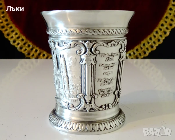 Чаша от калай WMF,лимитирана серия,барок. , снимка 4 - Антикварни и старинни предмети - 51394962