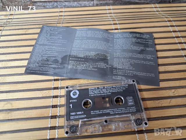 Boney M. – Gold - 20 Super Hits, снимка 4 - Аудио касети - 49759897