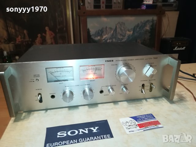 FISHER STEREO AMPLIFIER-MADE IN JAPAN 2306230708LDOORS, снимка 5 - Ресийвъри, усилватели, смесителни пултове - 41326558