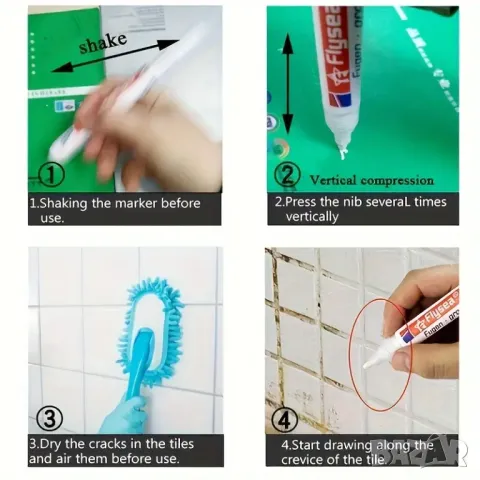 Перманентен керамичен маркер, снимка 2 - Декорация за дома - 48540726