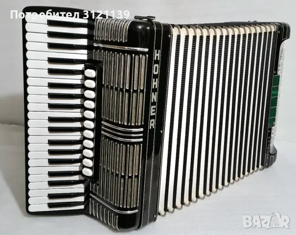 Продавам запазен акордеон  Hohner Morino VN, снимка 12 - Акордеони - 48241519