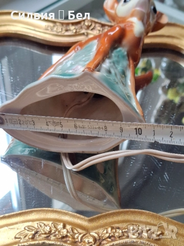 Vintage Goebel Малка лампа , снимка 7 - Настолни лампи - 51893461