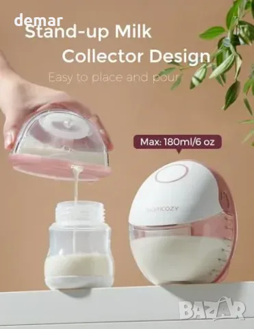 Единична преносима помпа за кърма Momcozy M6 без свободни ръце, червена, снимка 7 - Помпи за кърма - 55945925
