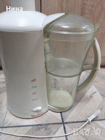 Moulinex сокоизтисквачка използвана, гр. София, снимка 2 - Сокоизстисквачки и цитрус преси - 42573753