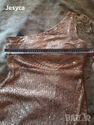 Дълга официална рокля с пайети, снимка 5 - Рокли - 41082459