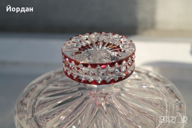 Немски/чешки кристален комплект , снимка 6 - Прибори за хранене, готвене и сервиране - 36097312