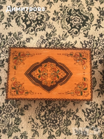 Пирографирани битови кутии - 6 бр., снимка 3 - Други - 52775679