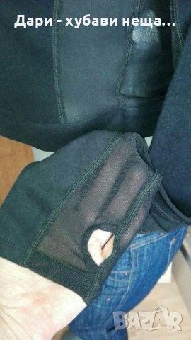 Шикозен черен топ от стреч и еластичнен тюл🍀❤M,L❤🍀арт.4095, снимка 5 - Корсети, бюстиета, топове - 36296669