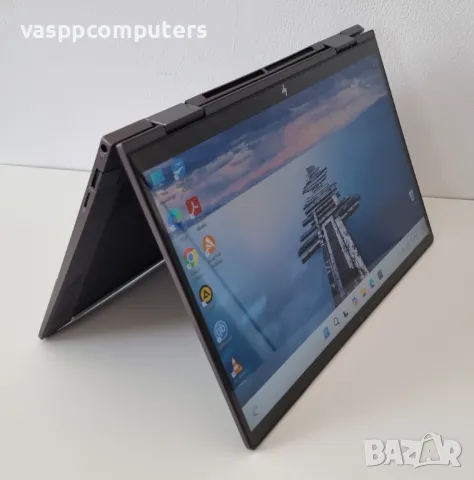 HP ENVY x360 13-ay0012nn (Touchscreen)/13,3"/Ryzen 5 4500U/8GB RAM/512GB SSD NVMe, снимка 2 - Лаптопи за работа - 50360780