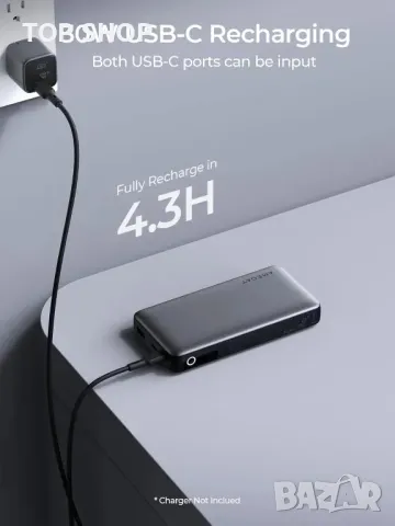 Преносимо зарядно AMEGAT 20000mAh, снимка 2 - Оригинални зарядни - 48737363