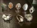Винтидж, сребърни бижута, различни, снимка 1
