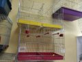 Нови Клетка,Воалиера за птици(канар,вълнист папагал,амадини )2размера